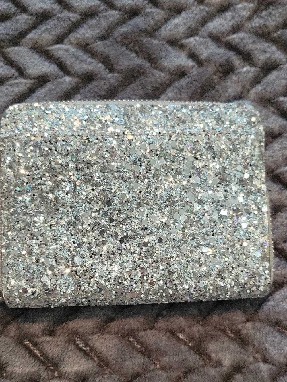 kate spade Silver Crystal Jeweled Key & Card Holder